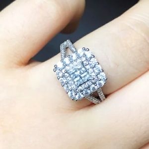 Silver Cubic Zirconia Ring
